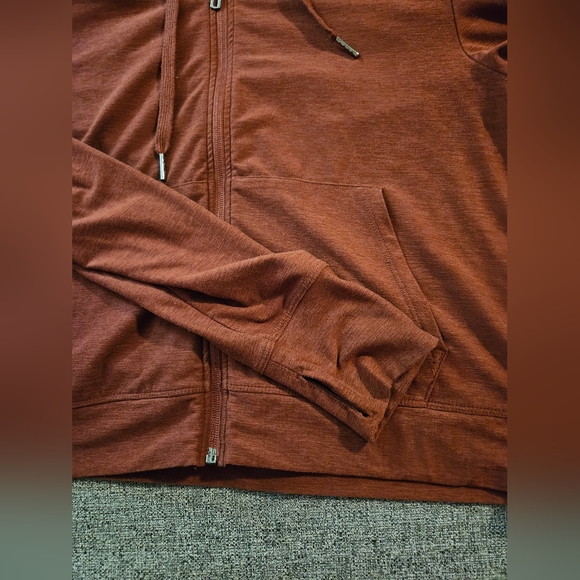 Comfy Burnt Orange Hoodie - Picture 5 of 5